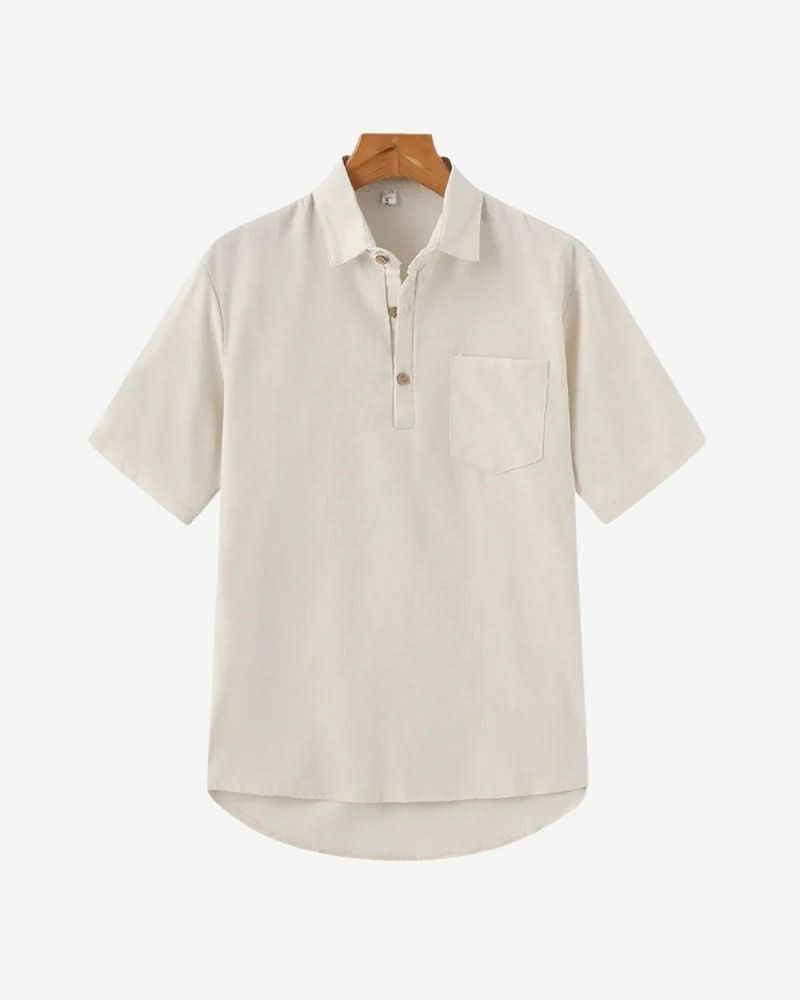 CASABLANCA LINEN POLO