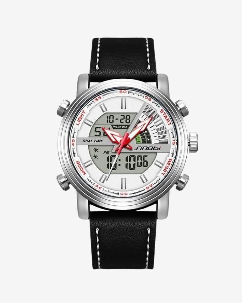 SINOBI F1 LEATHER WATCH (LIMITED EDITION) 45MM