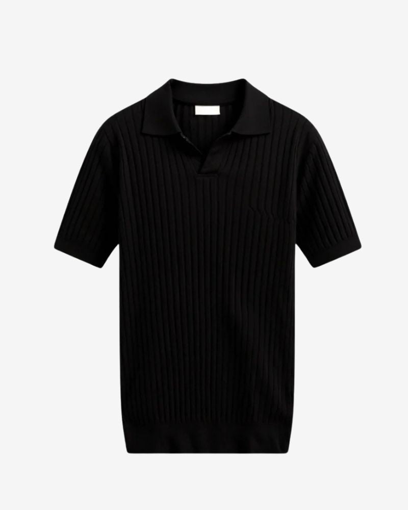 PISA RIBBED COTTON POLO
