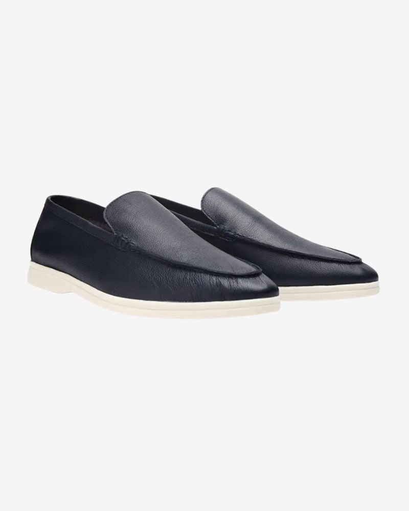 COWHIDE LEATHER LOAFERS