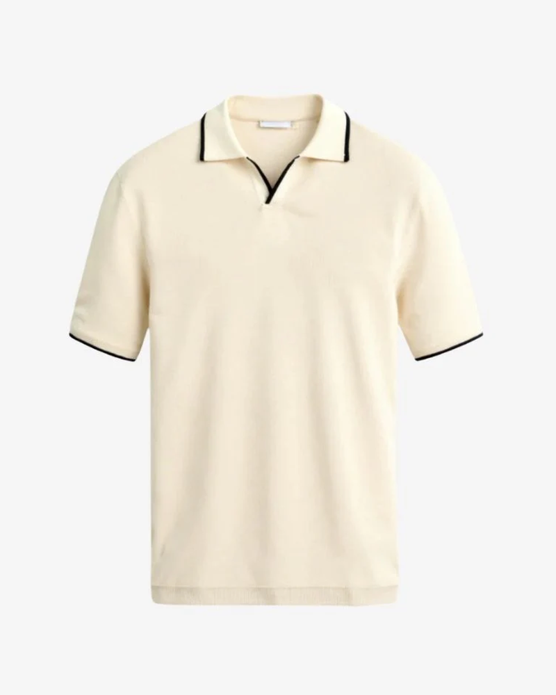 CONTRAST SLIM FITTED POLO