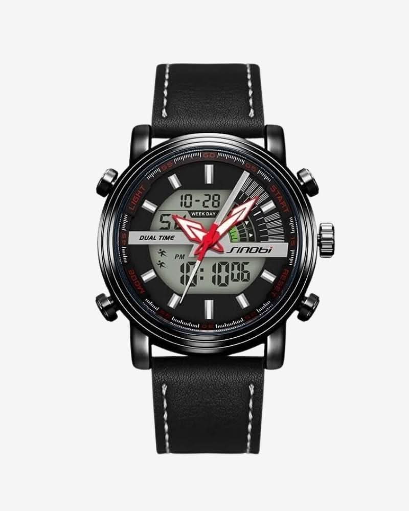 SINOBI F1 LEATHER WATCH (LIMITED EDITION) 45MM