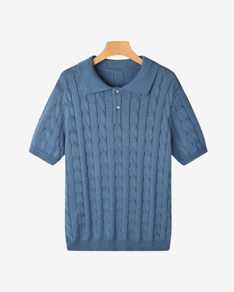 FLORENCE CABLE KNIT POLO