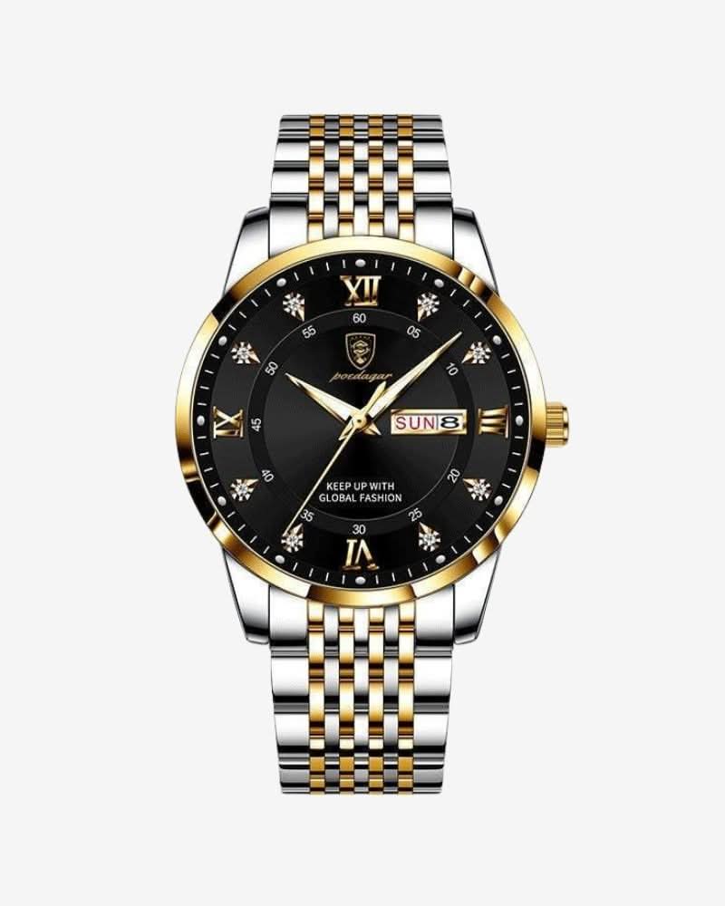 QUARTZO STEEL WATCH (WATERPROOF) 41MM