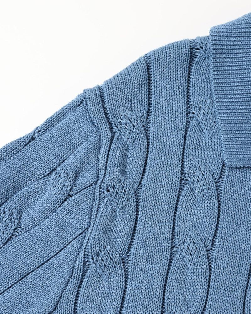 FLORENCE CABLE KNIT POLO
